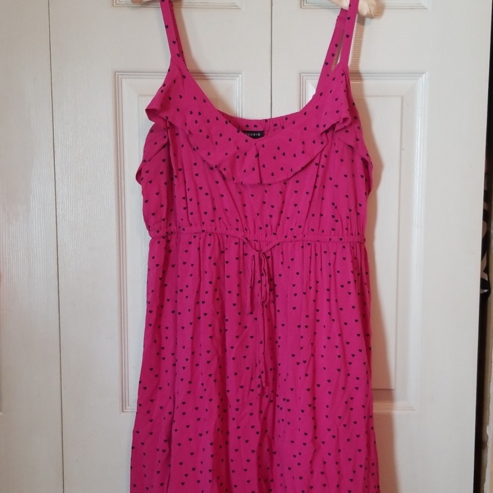 Pink and Black Summer Dress
